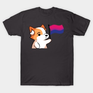 Bisexual Pride - Corgi Version T-Shirt